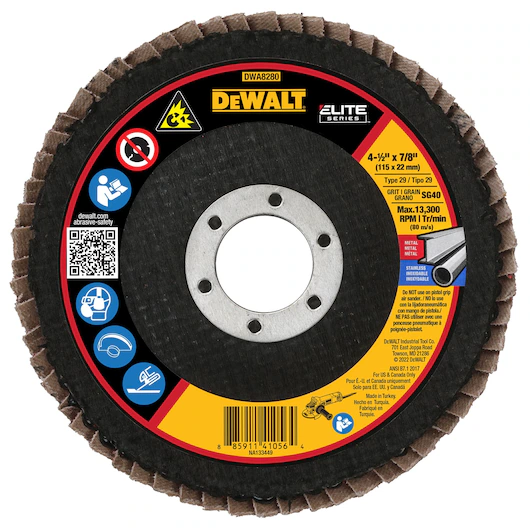 DEWALT 4-1/2 SG40 T29 CERFLAP DISc - Mobile Home